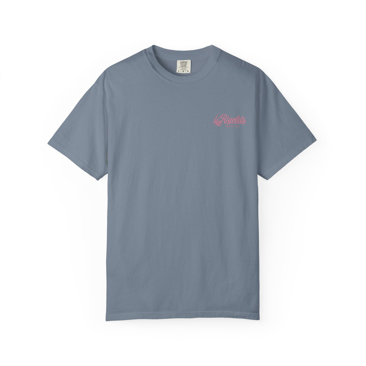 Sunset Bayou Graphic T-Shirt — 'Les Rigolets' Coastal Fishing Crew Tee