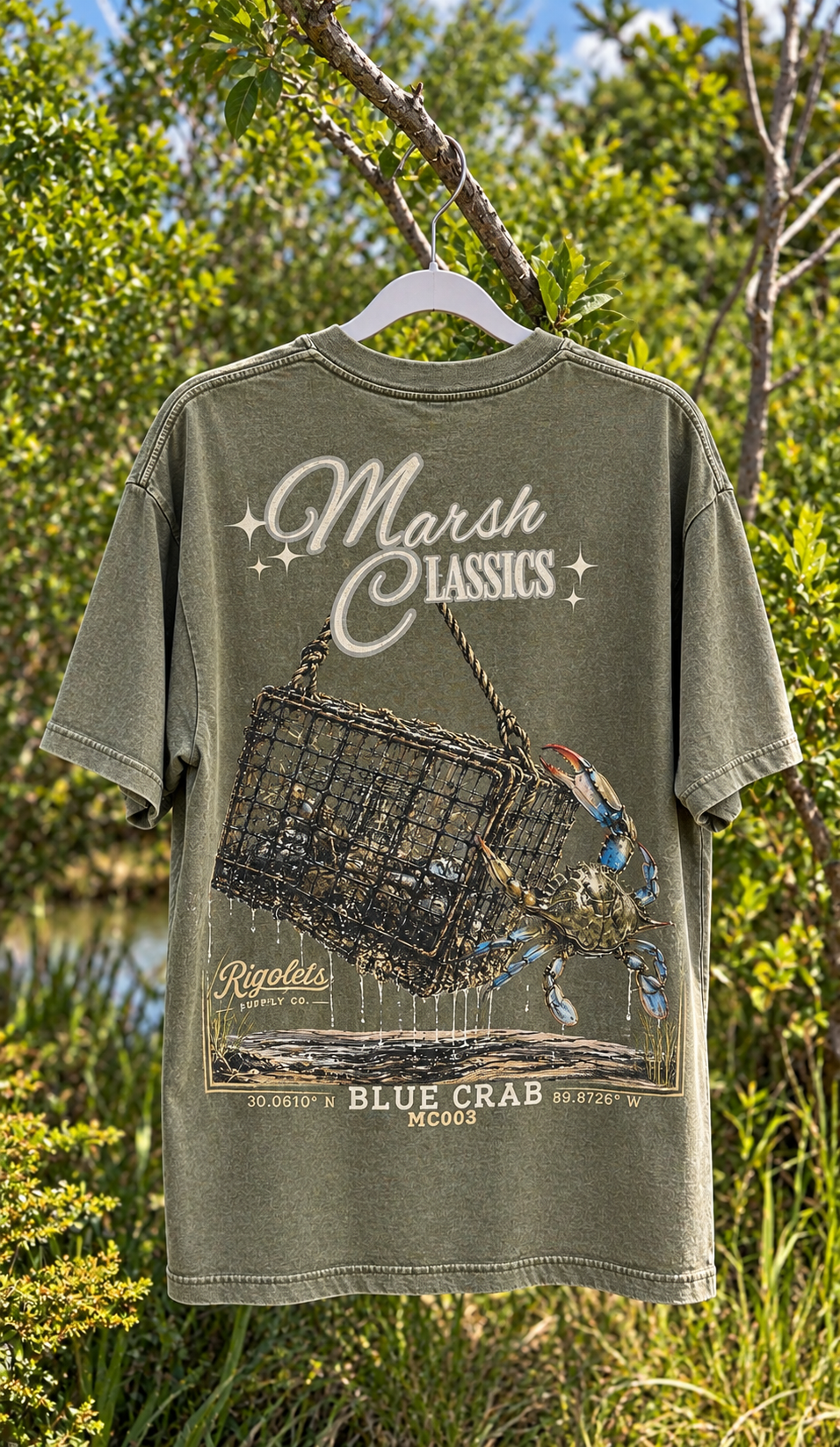 MC003- BLUE CRAB T-SHIRT